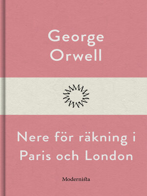 cover image of Nere för räkning i Paris och London